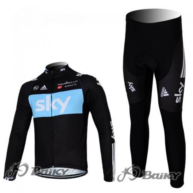 Sky Pinarello Pro Team Fahrradbekleidung Radtrikot Satz Langarm und Lange Fahrradhose Schwarz Blau Radtrikot Kaufen Sky Pinarello Pro Team Fahrradbekleidung Radtrikot Satz Langarm und Lange Fahrradhose Schwarz Blau Radtrikot Kaufen