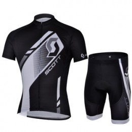 2013 Scott Racing Radtrikot Kurzarm und Kurz Radhose Kits Schwarz Radtrikot Kaufen