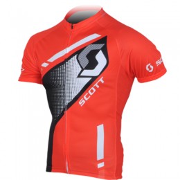 2013 Scott Racing Radtrikot Kurzarm Rot Schwarz Radtrikot Kaufen