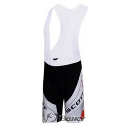 Scott Racing Team Kurz Trägerhose Weiß Rot Radtrikot Kaufen