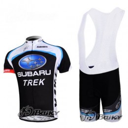 Subaru Trek Pro Team Fahrradbekleidung Satz Fahrradtrikot Kurzarm Trikot und Kurz Trägerhose Schwarz Radtrikot Kaufen