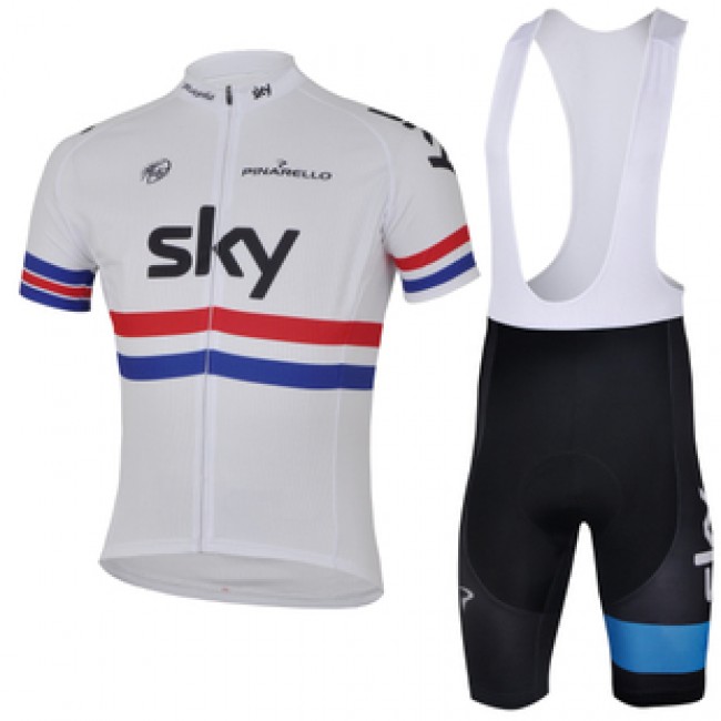 2013 Team Sky Fahrradbekleidung Satz Fahrradtrikot Kurzarm Trikot und Kurz Trägerhose Weiß Schwarz Radtrikot Kaufen 2013 Team Sky Fahrradbekleidung Satz Fahrradtrikot Kurzarm Trikot und Kurz Trägerhose Weiß Schwarz Radtrikot Kaufen