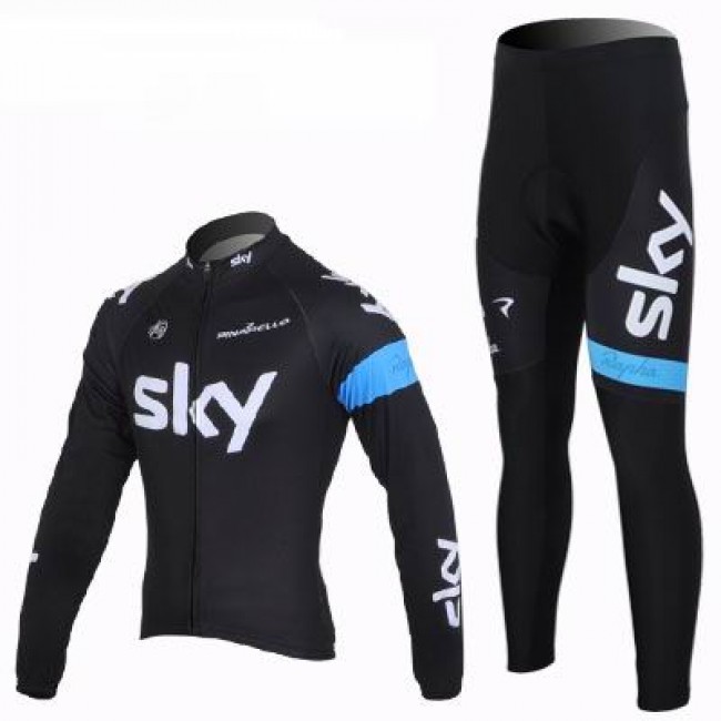 2013 Team Sky Fahrradbekleidung Radtrikot Satz Langarm und Lange Fahrradhose Schwarz Blau Radtrikot Kaufen 2013 Team Sky Fahrradbekleidung Radtrikot Satz Langarm und Lange Fahrradhose Schwarz Blau Radtrikot Kaufen