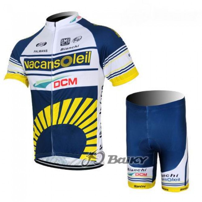 2012 Vacansoleil-DCM Radbekleidung Radtrikot Kurzarm und Fahrradhosen Kurz Weiß Blau Gelb Radtrikot Kaufen 2012 Vacansoleil-DCM Radbekleidung Radtrikot Kurzarm und Fahrradhosen Kurz Weiß Blau Gelb Radtrikot Kaufen