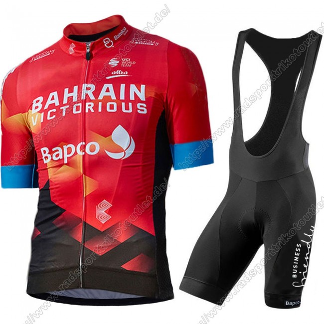 Profiteams Bahrain Victorious 2021 Fahrradbekleidung Satz Radtrikot Kurzarm+Radho Radtrikot Kaufen Profiteams Bahrain Victorious 2021 Fahrradbekleidung Satz Radtrikot Kurzarm+Radho Radtrikot Kaufen