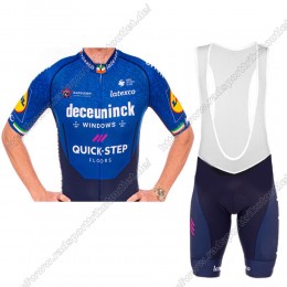 Profiteams Deceuninck quick step Irish 2021 Radbekleidung Satz Trikot Kurzarm+Trägerhosen Set Outl Radtrikot Kaufen