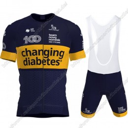Profiteams Novo Nordisk 2021 Radbekleidung Satz Trikot Kurzarm+Trägerhosen Set Outl Radtrikot Kaufen