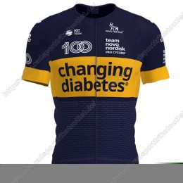 Profiteams Novo Nordisk 2021 Fahrradbekleidung Trikot Kurz Radtrikot QZLSW Radtrikot Kaufen