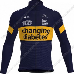 Profiteams Novo Nordisk 2021 Radsport Trikot Langarm LOVIX Radtrikot Kaufen