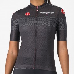Damen Schwarzes Trikot Damen Giro d'Italia 2024 Competizione Radtrikot Kaufen