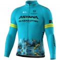 Herren Biemme Astana Qazaqstan 2024 langarm trikot Radtrikot Kaufen