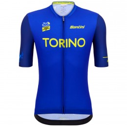 Herren Jersey Santini Tour de France 2024-Turin Radtrikot Kaufen
