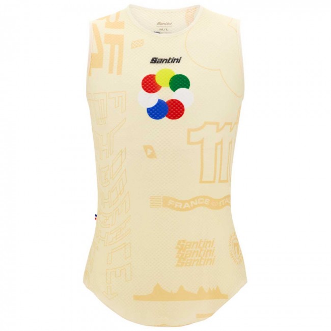 Herren Santini Tour de France 2024 armellose radunterhemd-Grand Départ Radtrikot Kaufen Herren Santini Tour de France 2024 armellose radunterhemd-Grand Départ Radtrikot Kaufen