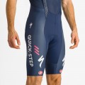 Herren Castelli Soudal Quick-Step 2024 Free Aero RC PRO kurz tragerhose Radtrikot Kaufen