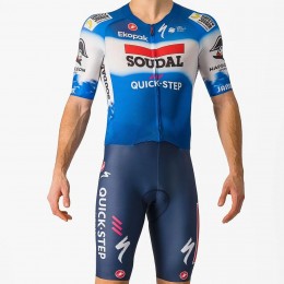 Herren Castelli Soudal Quick-Step 2024 Sanremo BTW Speed Suit einteiler Radtrikot Kaufen