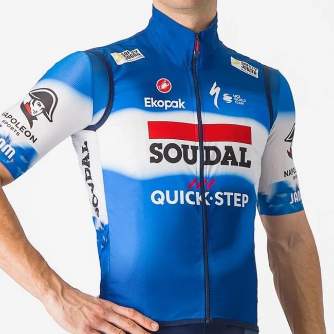 Herren Castelli Soudal Quick-Step 2024 Pro Light Wind weste Radtrikot Kaufen Herren Castelli Soudal Quick-Step 2024 Pro Light Wind weste Radtrikot Kaufen