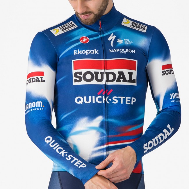 Herren Castelli Soudal Quick-Step 2025 Pro Thermal Mid langarm trikot Radtrikot Kaufen Herren Castelli Soudal Quick-Step 2025 Pro Thermal Mid langarm trikot Radtrikot Kaufen