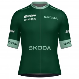 Herren Santini Vuelta Espana 2025 grun trikot Radtrikot Kaufen