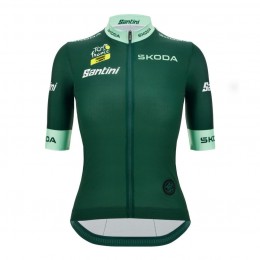 Damen Grüne frau trikot Tour de France 2025 Fan Line Radtrikot Kaufen