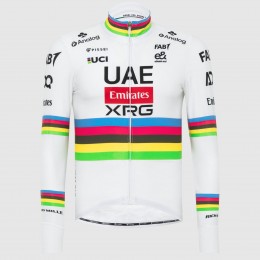 Herren UAE Team Emirates 2025 Pissei langarmtrikot-Tadej Pogacar Radtrikot Kaufen