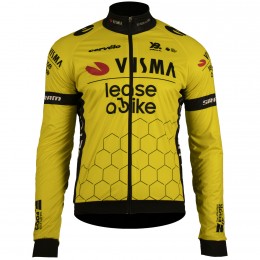 Herren Team Visma Lease a bike 2025 Premiun Polartec jacke Radtrikot Kaufen