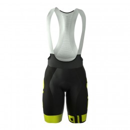 2016 Ale Graphics PRR Arcobaleno schwarz gelbs Fluo Fahrradbekleidung Kurz Trägerhose Radtrikot Kaufen