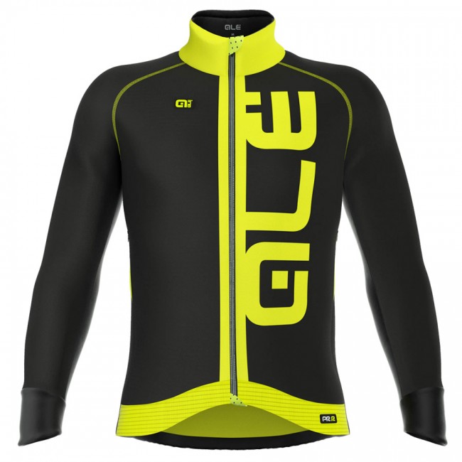 2016 ALE GRAPHICS PRR ARCOBALENO Radtrikot Langarm-Schwarz GELB Radtrikot Kaufen 2016 ALE GRAPHICS PRR ARCOBALENO Radtrikot Langarm-Schwarz GELB Radtrikot Kaufen