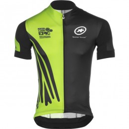 2016 Assos Grün Schwarz Radtrikot Kurzarm Radtrikot Kaufen