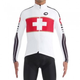 2016 Assos Weiß Fahrradtrikot Langarm Radtrikot Kaufen
