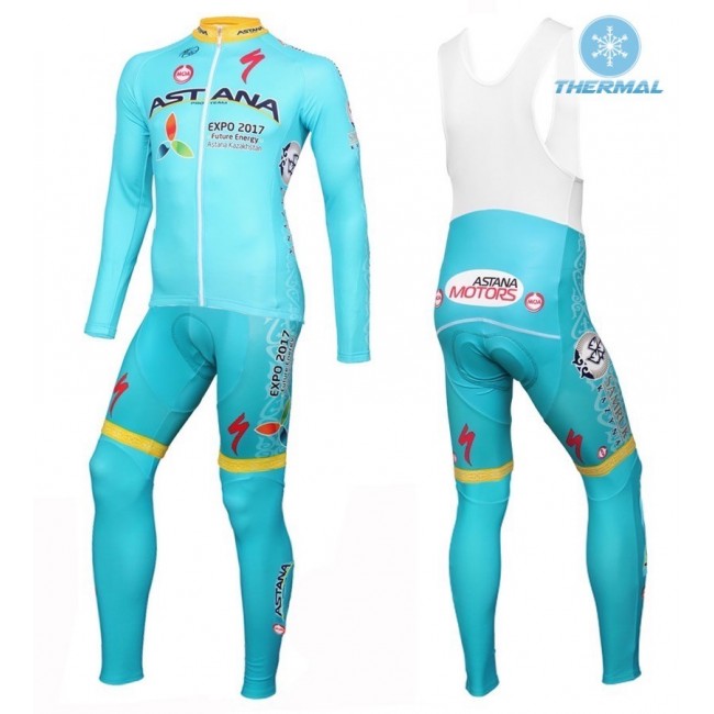 2016 Astana Pro Team thermisch Fahrradbekleidung Satz Radtrikot Langarm+Lang Trägerhose Radtrikot Kaufen 2016 Astana Pro Team thermisch Fahrradbekleidung Satz Radtrikot Langarm+Lang Trägerhose Radtrikot Kaufen