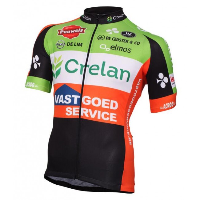 2016 CRELAN -VASTGOEDSERVICE Radtrikot Kurzarm Radtrikot Kaufen 2016 CRELAN -VASTGOEDSERVICE Radtrikot Kurzarm Radtrikot Kaufen