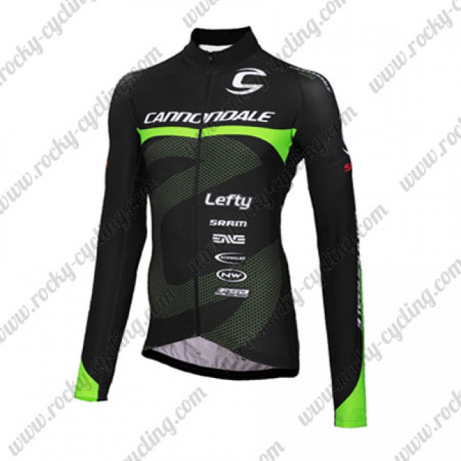 2016 Team Cannondale Winter Fahrradtrikot Langarm Schwarz Grün Radtrikot Kaufen 2016 Team Cannondale Winter Fahrradtrikot Langarm Schwarz Grün Radtrikot Kaufen