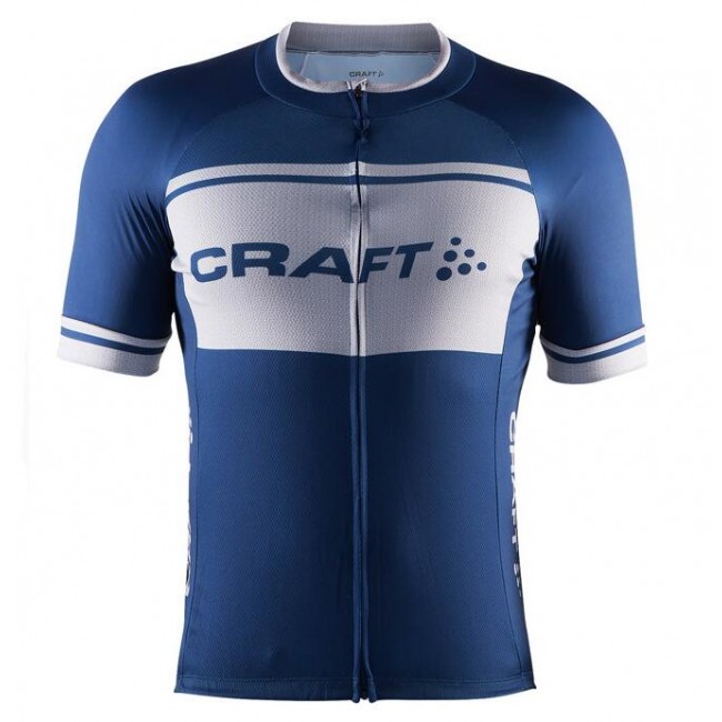 2016 CRAFT Classic Logo Radtrikot Kurzarm blau grau Radtrikot Kaufen 2016 CRAFT Classic Logo Radtrikot Kurzarm blau grau Radtrikot Kaufen