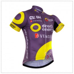 2016 Direct Energie purple Radtrikot Kurzarm Radtrikot Kaufen