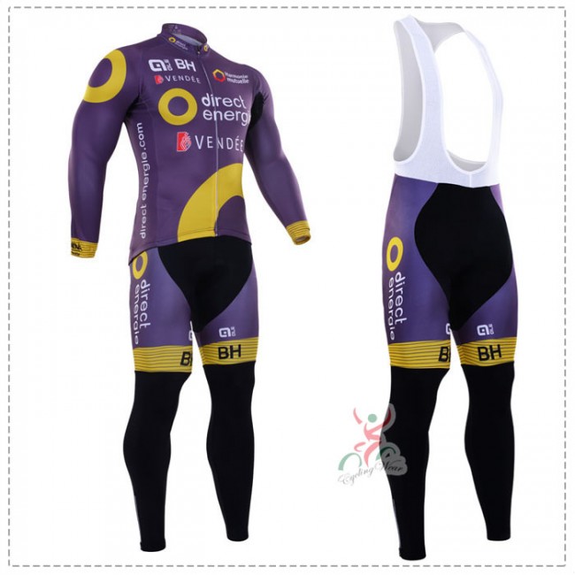 2016 Direct Energie purple Fahrradbekleidung Radtrikot Satz Langarm und Lange Trägerhose Radtrikot Kaufen 2016 Direct Energie purple Fahrradbekleidung Radtrikot Satz Langarm und Lange Trägerhose Radtrikot Kaufen