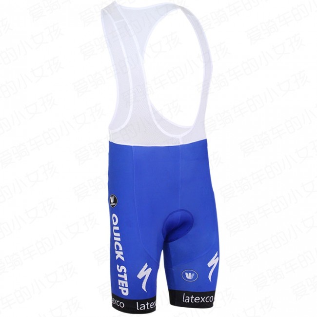 2016 QUICK STEP Pro Kurz Trägerhose Blau Radtrikot Kaufen 2016 QUICK STEP Pro Kurz Trägerhose Blau Radtrikot Kaufen