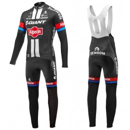 2016 Team Giant-Alpecin Fahrradbekleidung Satz Radtrikot Langarm+Lang Trägerhose Radtrikot Kaufen