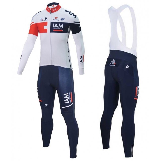 2016 Team IAM Weiß Fahrradbekleidung Satz Radtrikot Langarm+Lang Trägerhose Radtrikot Kaufen 2016 Team IAM Weiß Fahrradbekleidung Satz Radtrikot Langarm+Lang Trägerhose Radtrikot Kaufen