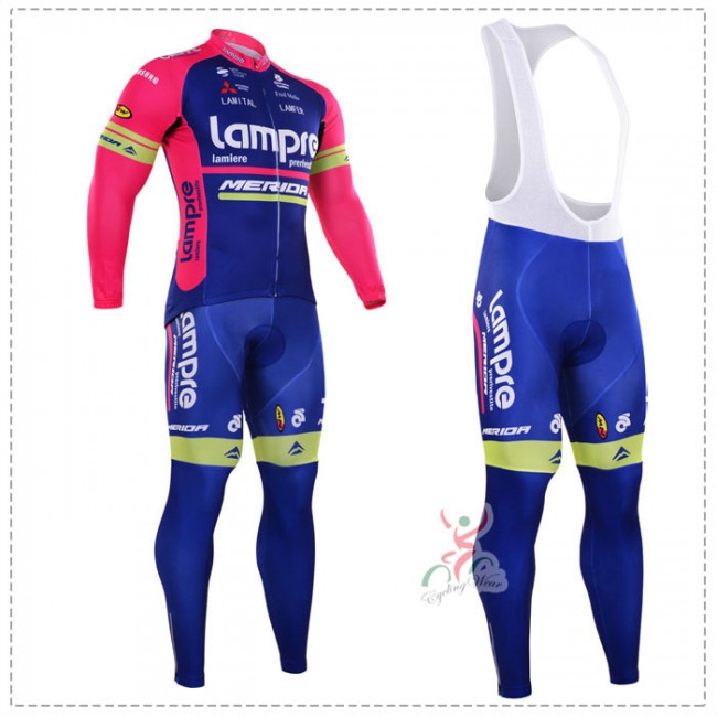 2016 Lampre Merida Fahrradbekleidung Radtrikot Satz Langarm und Lange Trägerhose Radtrikot Kaufen 2016 Lampre Merida Fahrradbekleidung Radtrikot Satz Langarm und Lange Trägerhose Radtrikot Kaufen