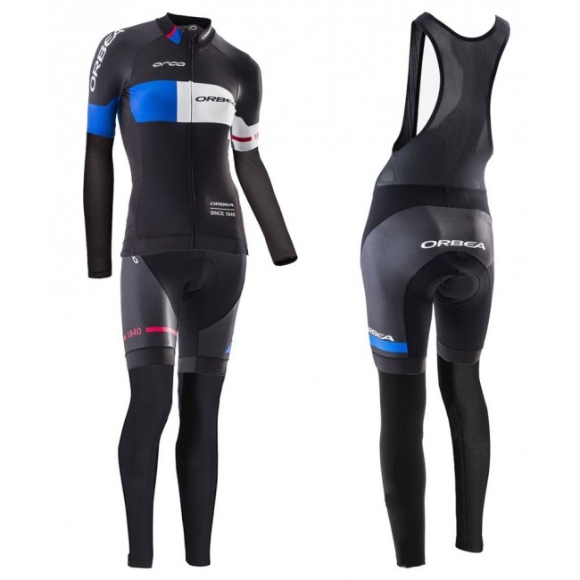 2016 Orbea Pro Damen Schwarz-Blau Fahrradbekleidung Satz Radtrikot Langarm+Lang Trägerhose Radtrikot Kaufen 2016 Orbea Pro Damen Schwarz-Blau Fahrradbekleidung Satz Radtrikot Langarm+Lang Trägerhose Radtrikot Kaufen