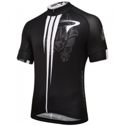 2016 Pinarello Rhino Radtrikot Kurzarm schwarz Weiß Radtrikot Kaufen