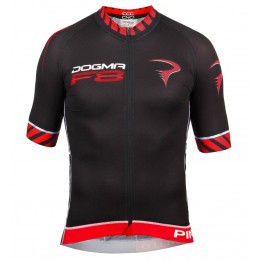 2016 Pinarello Dogma F8 schwarz-rot Radtrikot Kurzarm Radtrikot Kaufen