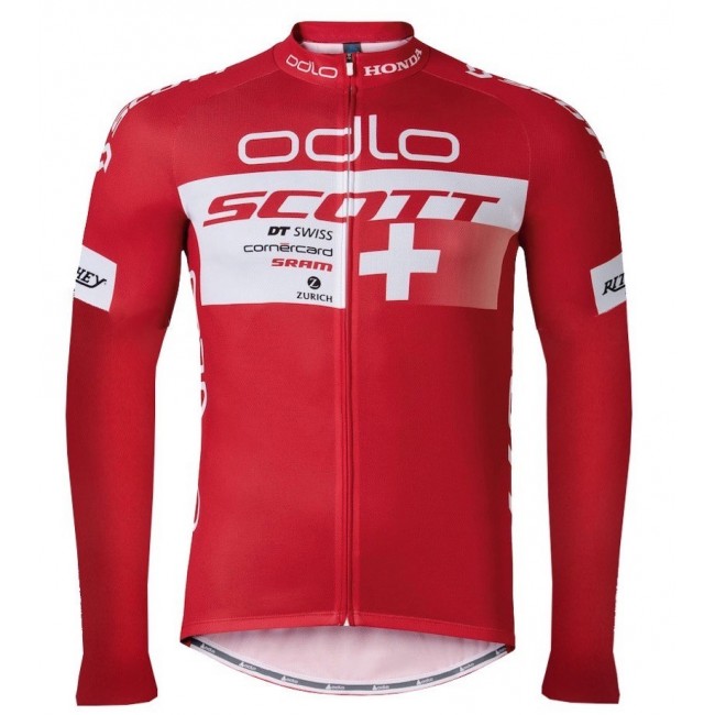 2016 Scott ODLO Team Rot Radtrikot Langarm Radtrikot Kaufen 2016 Scott ODLO Team Rot Radtrikot Langarm Radtrikot Kaufen
