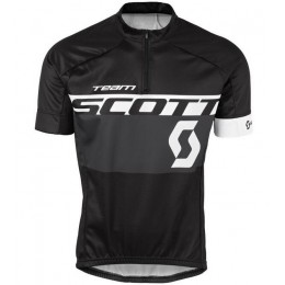 2016 Scott Radtrikot Kurzarm schwarz Weiß Radtrikot Kaufen