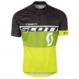 2016 Scott schwarz Grün gelb Radtrikot Kurzarm Radtrikot Kaufen