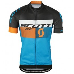 2016 Scott RC schwarz gelb blau Radtrikot Kurzarm Radtrikot Kaufen