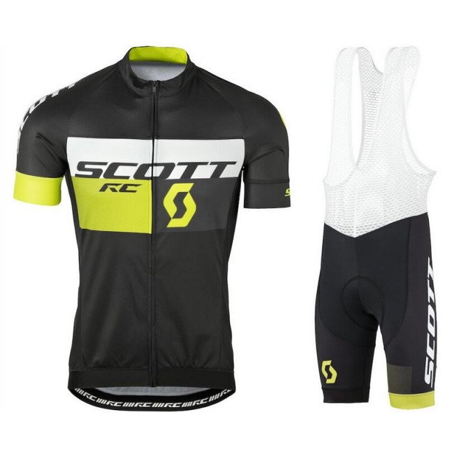 2016 Scott RC schwarz gelb Fahrradbekleidung Satz Fahrradtrikot Kurzarm Trikot und Kurz Trägerhose Radtrikot Kaufen 2016 Scott RC schwarz gelb Fahrradbekleidung Satz Fahrradtrikot Kurzarm Trikot und Kurz Trägerhose Radtrikot Kaufen