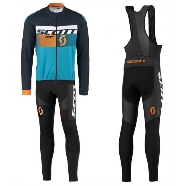 2016 Scott RC Schwarz-Gelb-Blau Fahrradbekleidung Satz Radtrikot Langarm+Lang Trägerhose Radtrikot Kaufen 2016 Scott RC Schwarz-Gelb-Blau Fahrradbekleidung Satz Radtrikot Langarm+Lang Trägerhose Radtrikot Kaufen