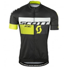 2016 Scott RC schwarz gelb Radtrikot Kurzarm Radtrikot Kaufen