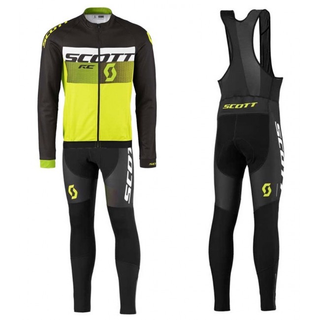 2016 Scott RC Schwarz-Weiß-Grün Fluo Fahrradbekleidung Satz Radtrikot Langarm+Lang Trägerhose Radtrikot Kaufen 2016 Scott RC Schwarz-Weiß-Grün Fluo Fahrradbekleidung Satz Radtrikot Langarm+Lang Trägerhose Radtrikot Kaufen